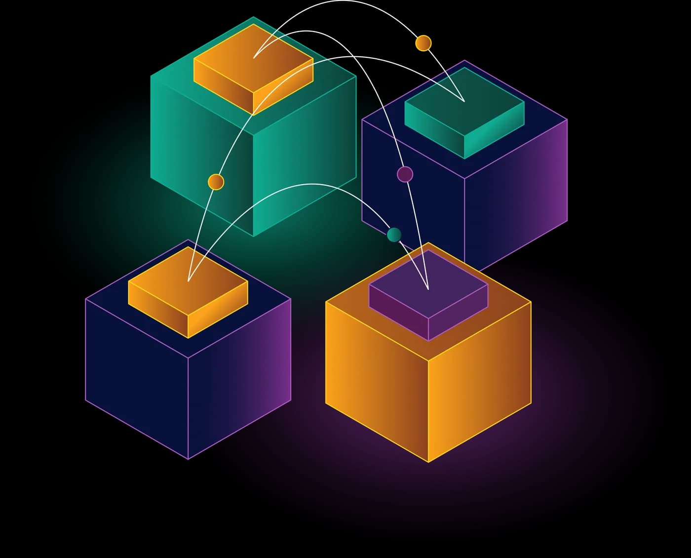 Peer-to-peer storage graphic